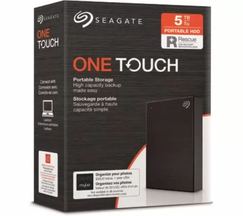 Seagate One Touch 5TB Portable Hard Drive image 1